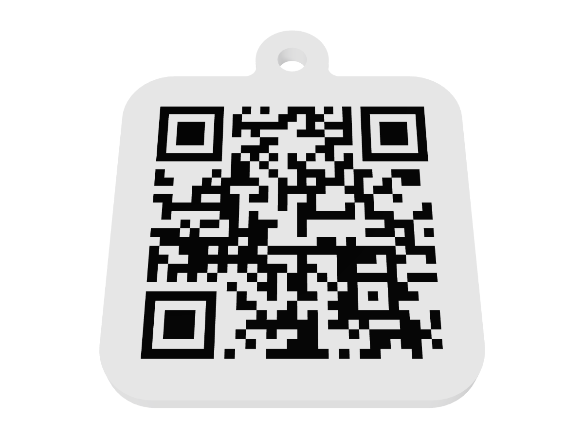 QR Keychain