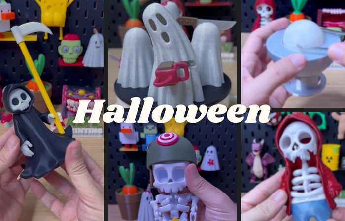 Top Spooky 3D Prints to Make This Halloween - 3D printing collection showcase