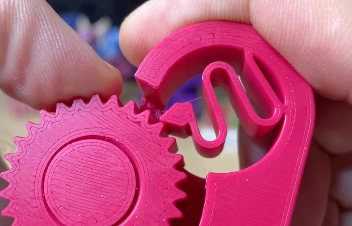 3D Printed Print-in-Place Hearty Fidget Gear