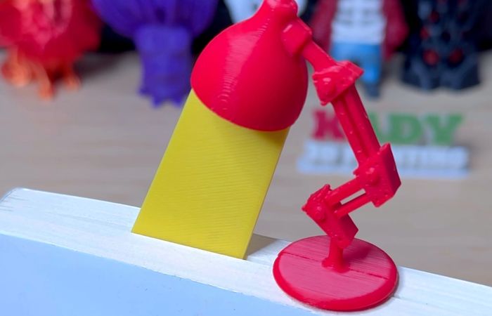 3D Printed Lamp Bookmark