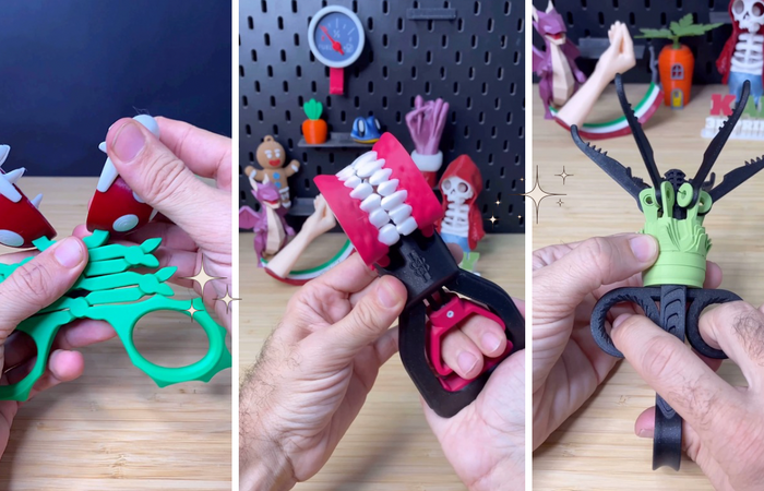 Best 3D Printed Flexible Grippers Collection - 3D printing collection showcase