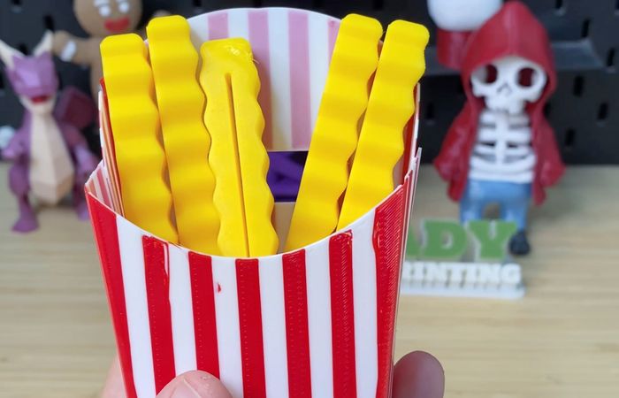 3D Printed French Fry Snack Sealers