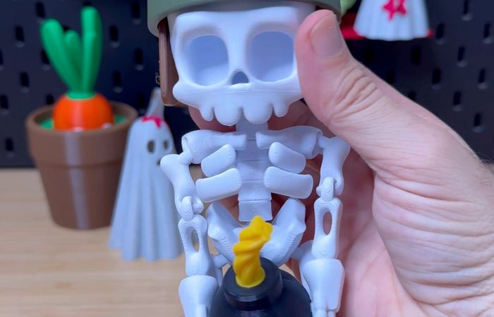 3D ARTICULATED SKELETON - SOLDIER SET