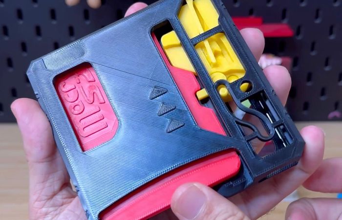 3D Printed macroSD / "Push Push" Mechanism