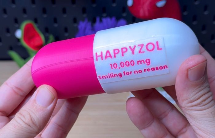 3D Printed Happiness Pills
