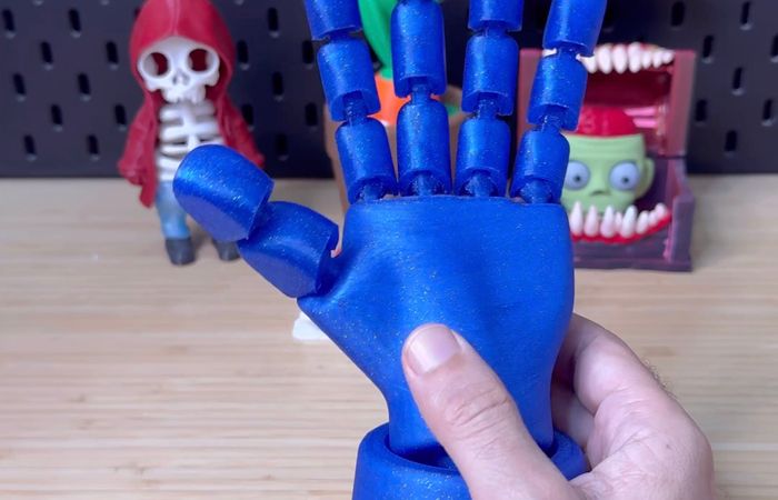 3D Printed Articulated Hand
