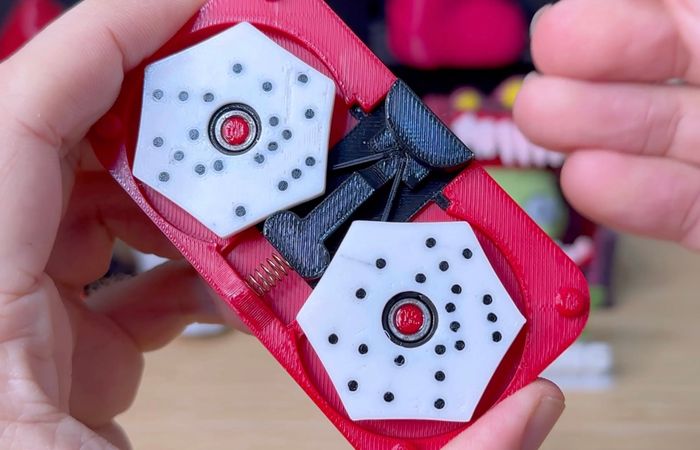 3D Printed Mechanical Double Dice