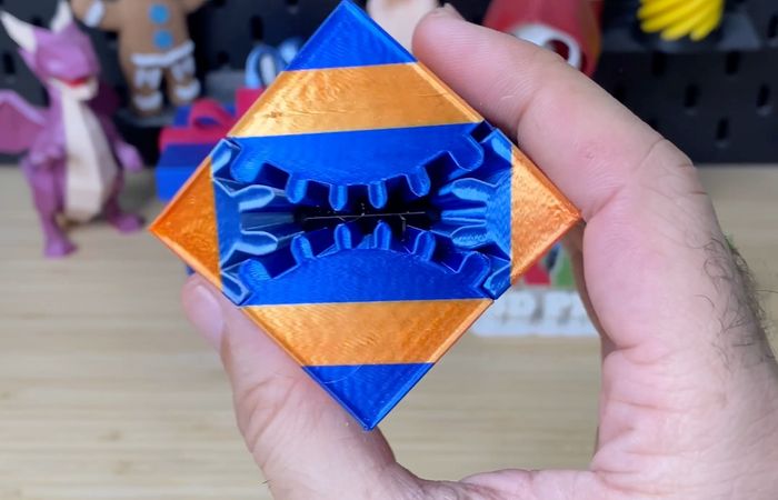 3D Printed Gear Cube