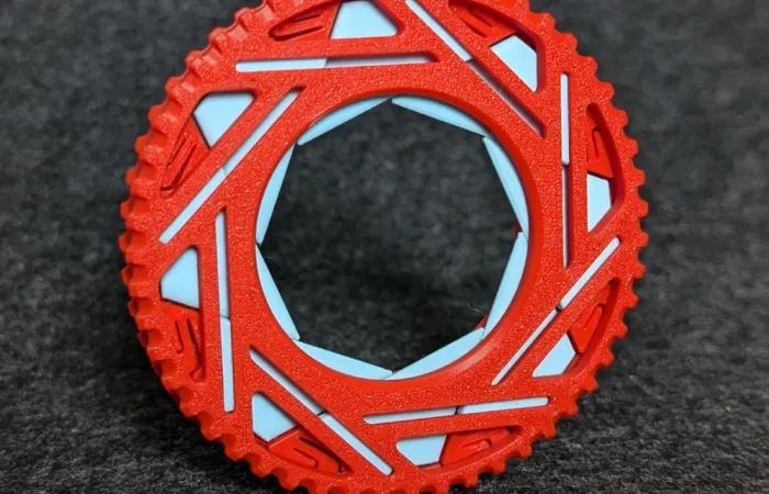 3D Printed Fidget Iris - 8 Sliders Snapfit