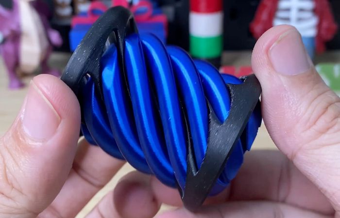 3D Printed Impossible Vortex Passthrough illusion