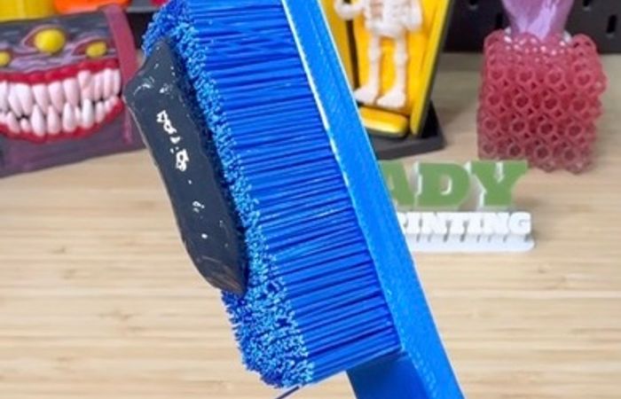 3D Printed Bouldering Brush 