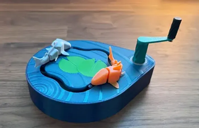 3D Printed Koi Fish Machine 