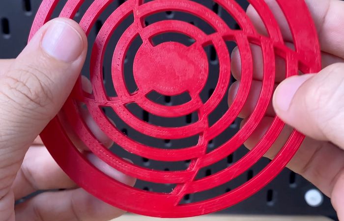 3D Printed Vent optical illusion