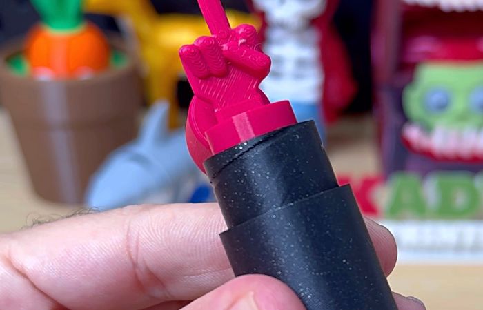 3D Printed Lipstick with Funny Surprise