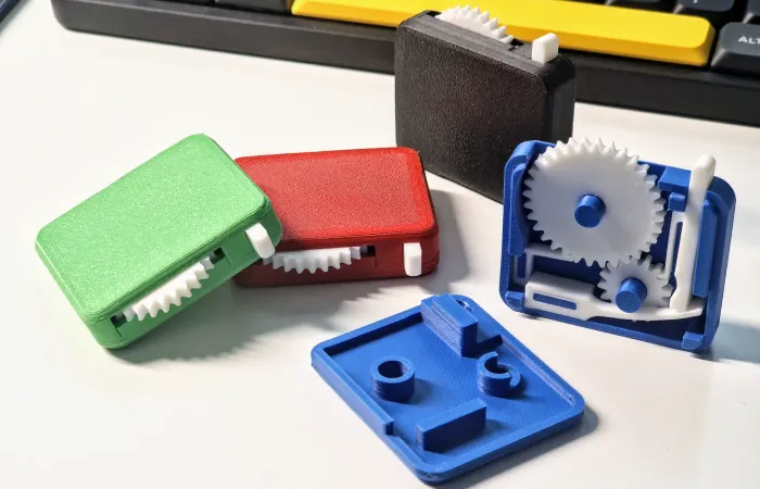 3D Printed Fidget Counter Clicky and Snappy Toy Assembly Kit