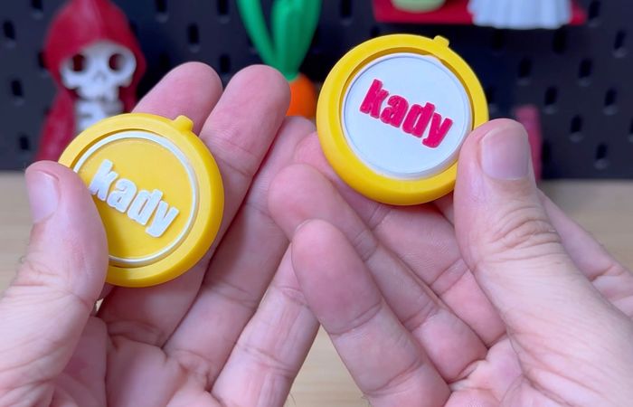 3D Printed Customizable Modular Keychain Spinner