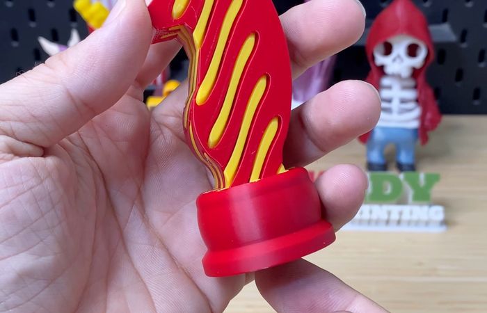 3D Printed Knight Chess Piece Impossible Passthrough