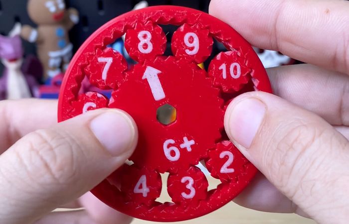 3D Printed Addition & Subtraction Fidget Spinners