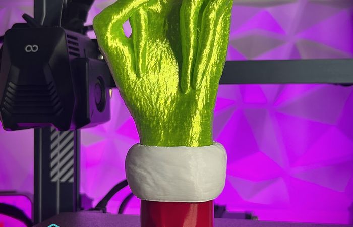 3D Printed The Grinch Finger