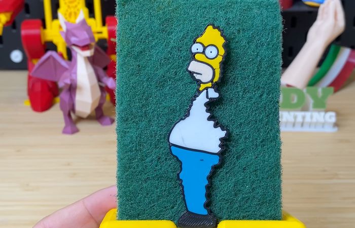 Bush Homer Sponge Holder