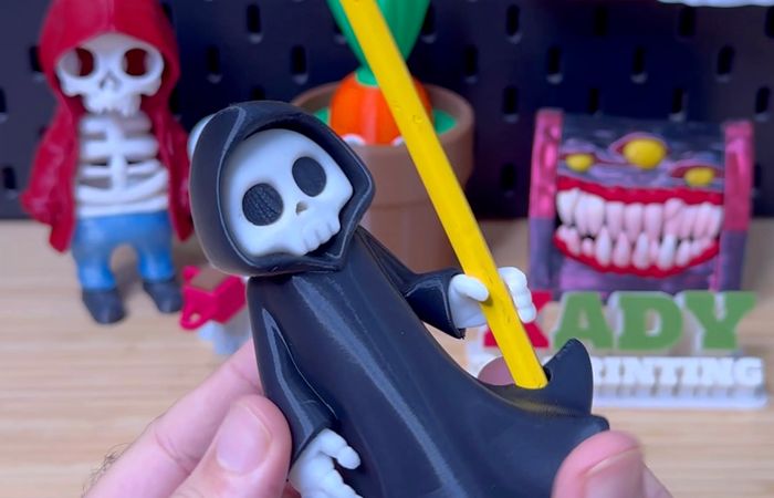 3D Printed Grim Reaper Pencil Holder