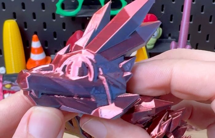 3D Printed Cinderwing3D Crystal Dragon