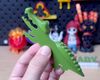 3D Printed Crocodile Bookmark… It Guards My Page