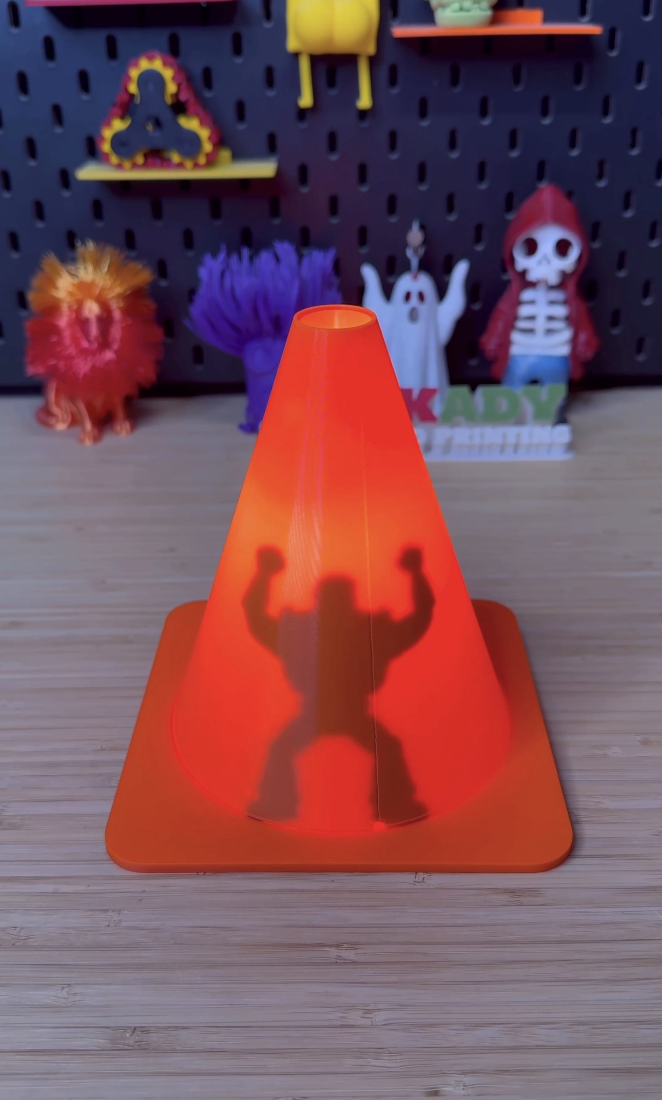 3D Printed Toy Story Cone Lamp
