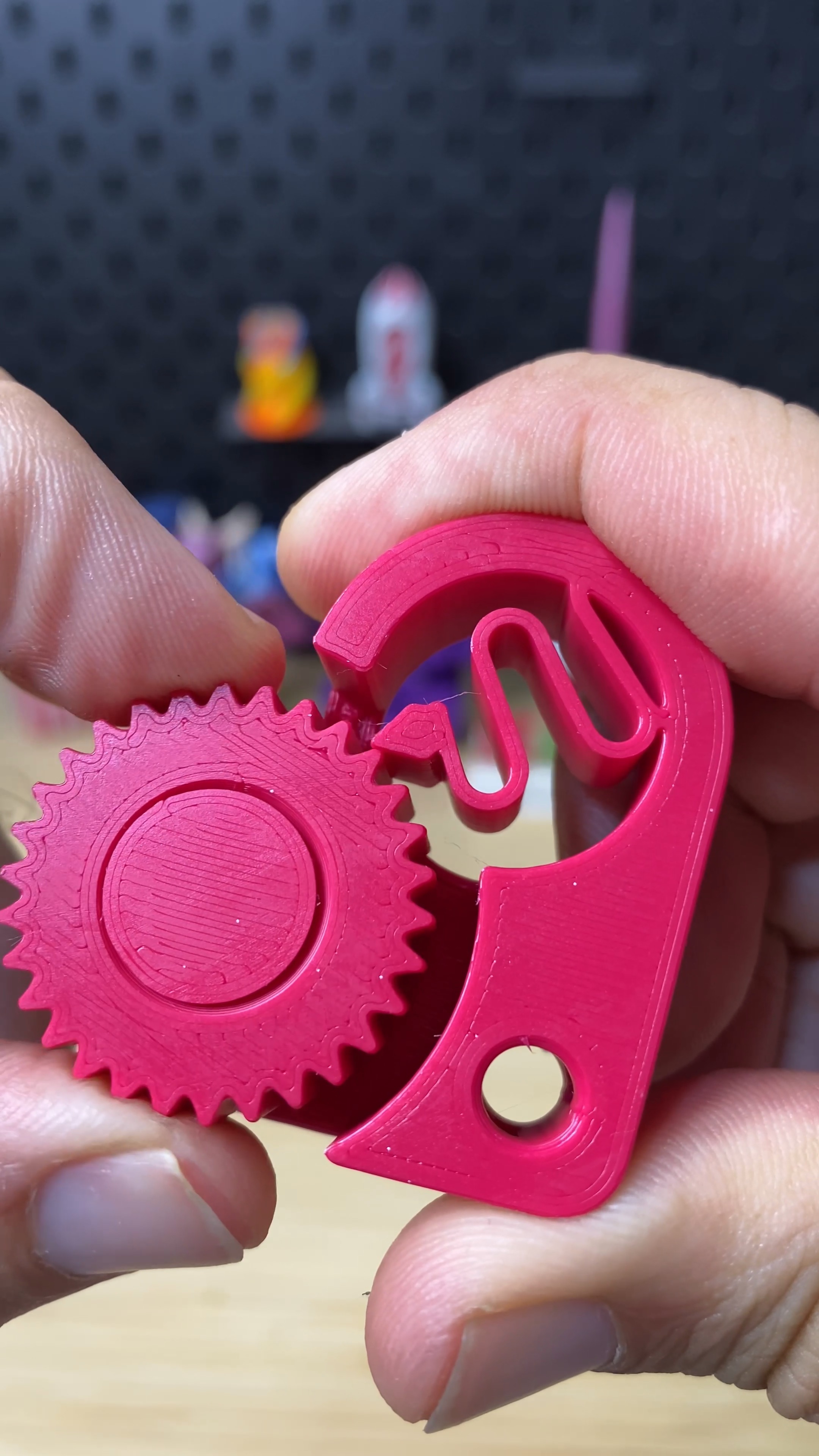 3D Printed Print-in-Place Hearty Fidget Gear