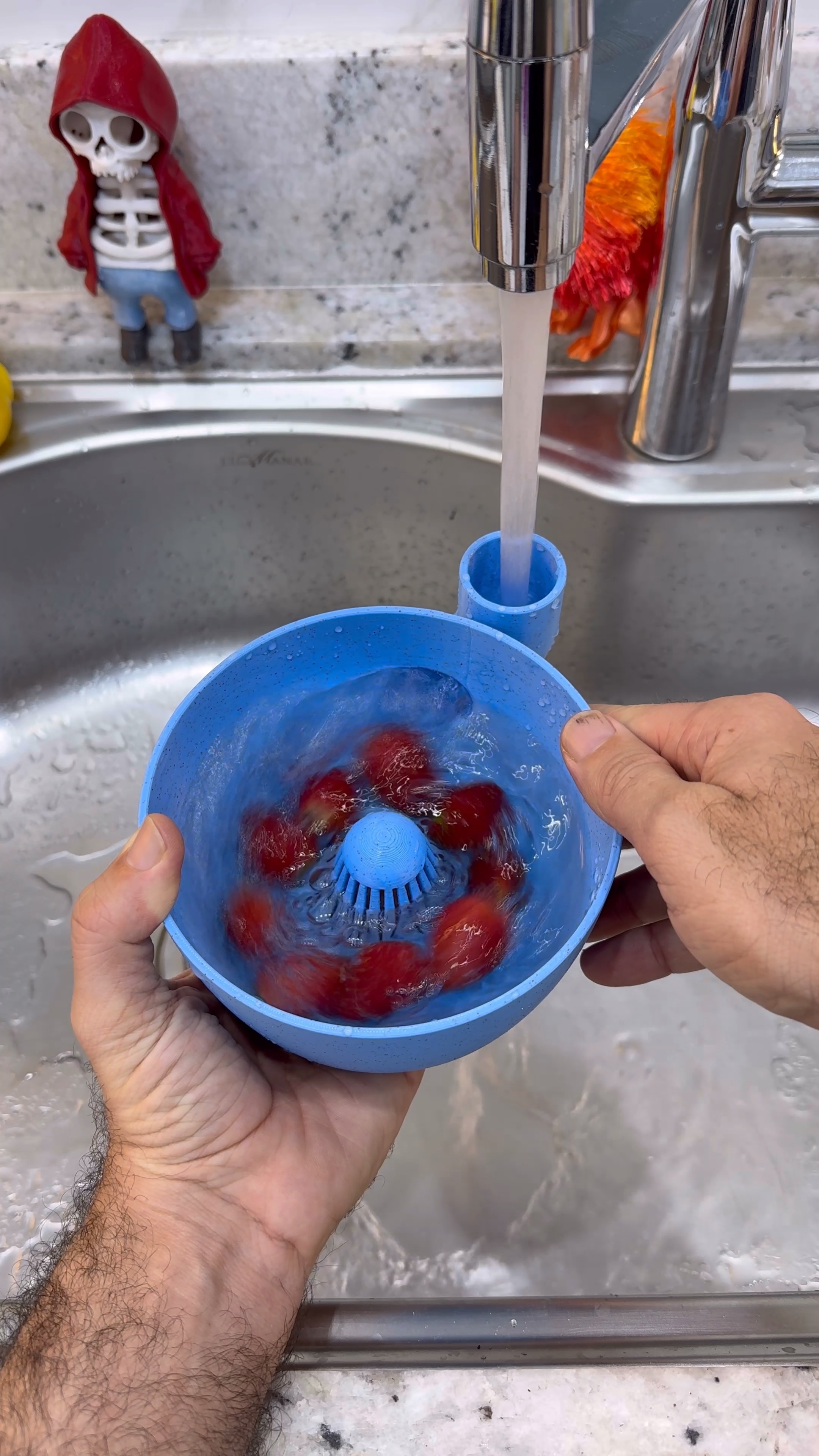 3D Printed HydroBowl — The Smart Way to Wash Fruits & Veggies