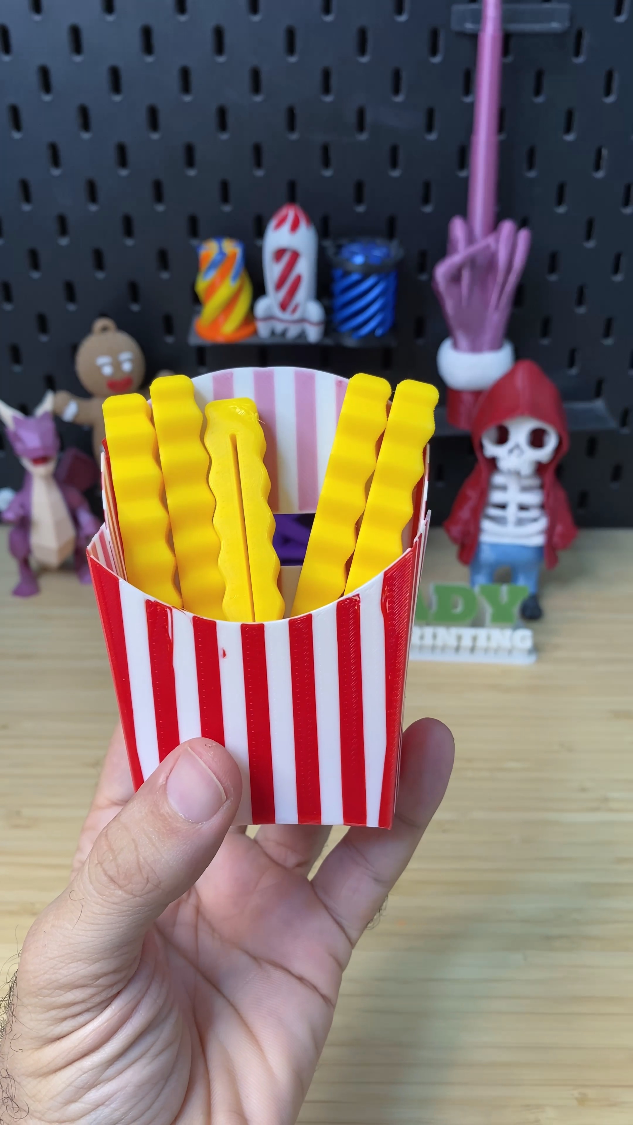 3D Printed French Fry Snack Sealers
