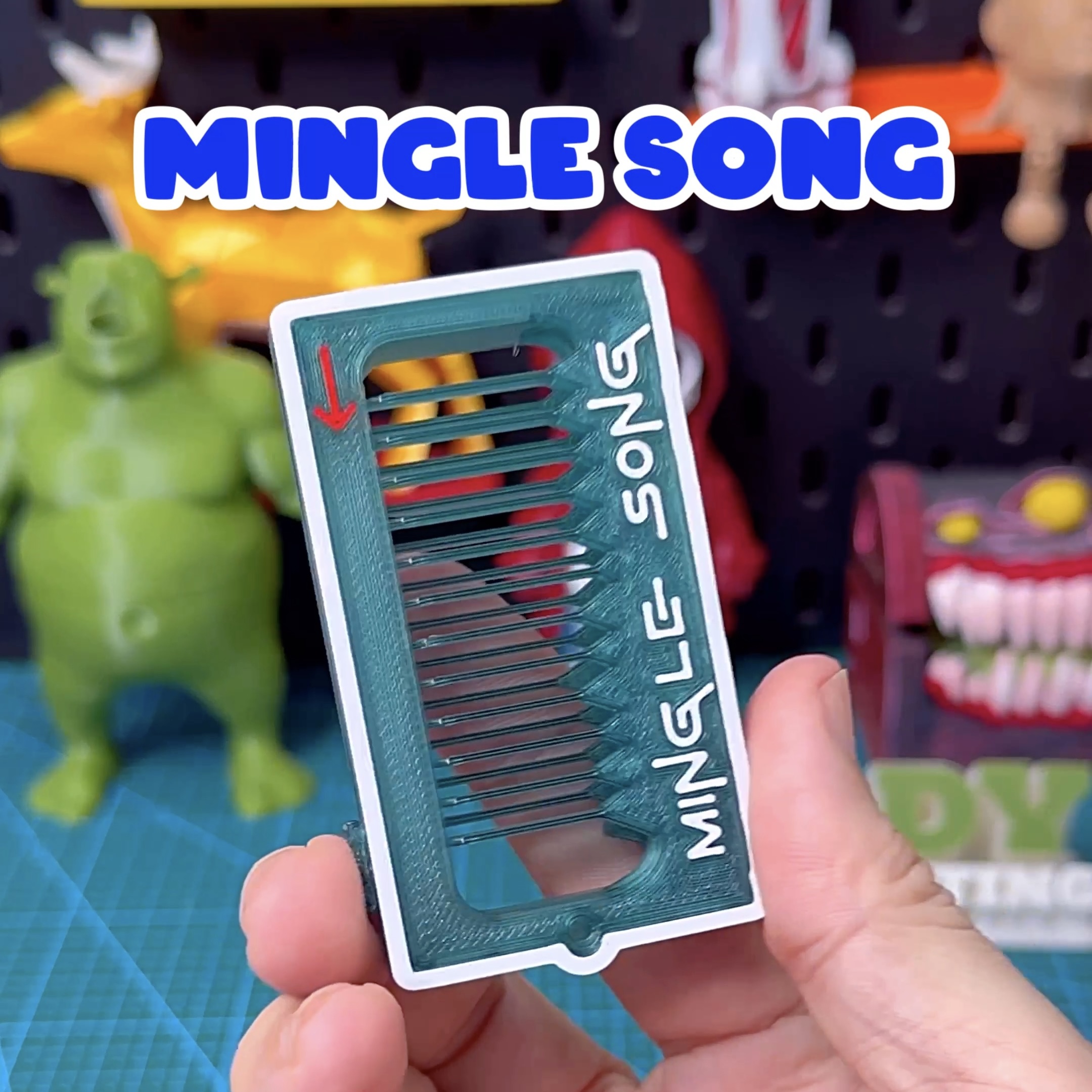 3D Printed Squid Game Mingle Song Fidget STL file