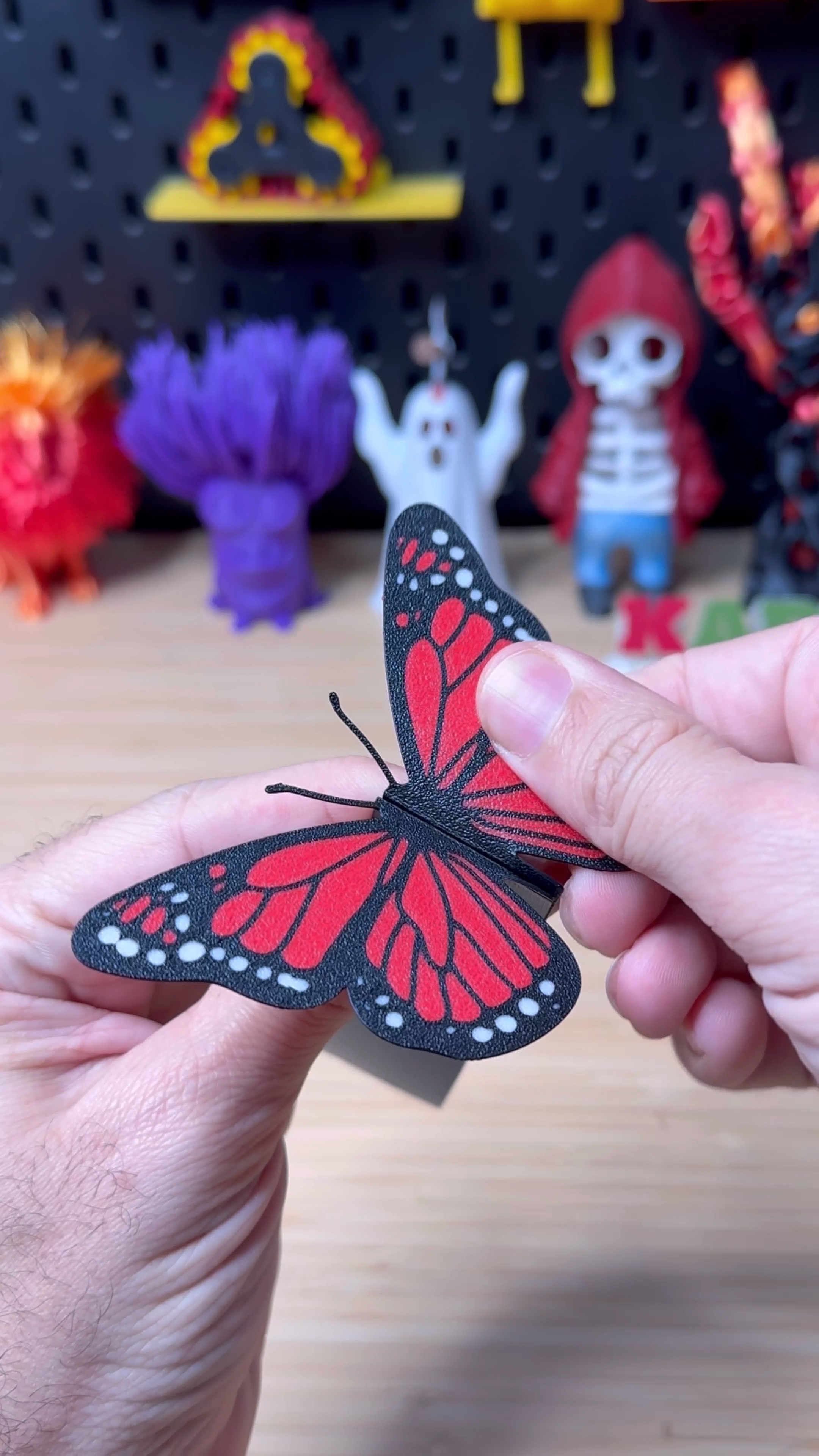 3D Printed Monarch Butterfly Bookmark