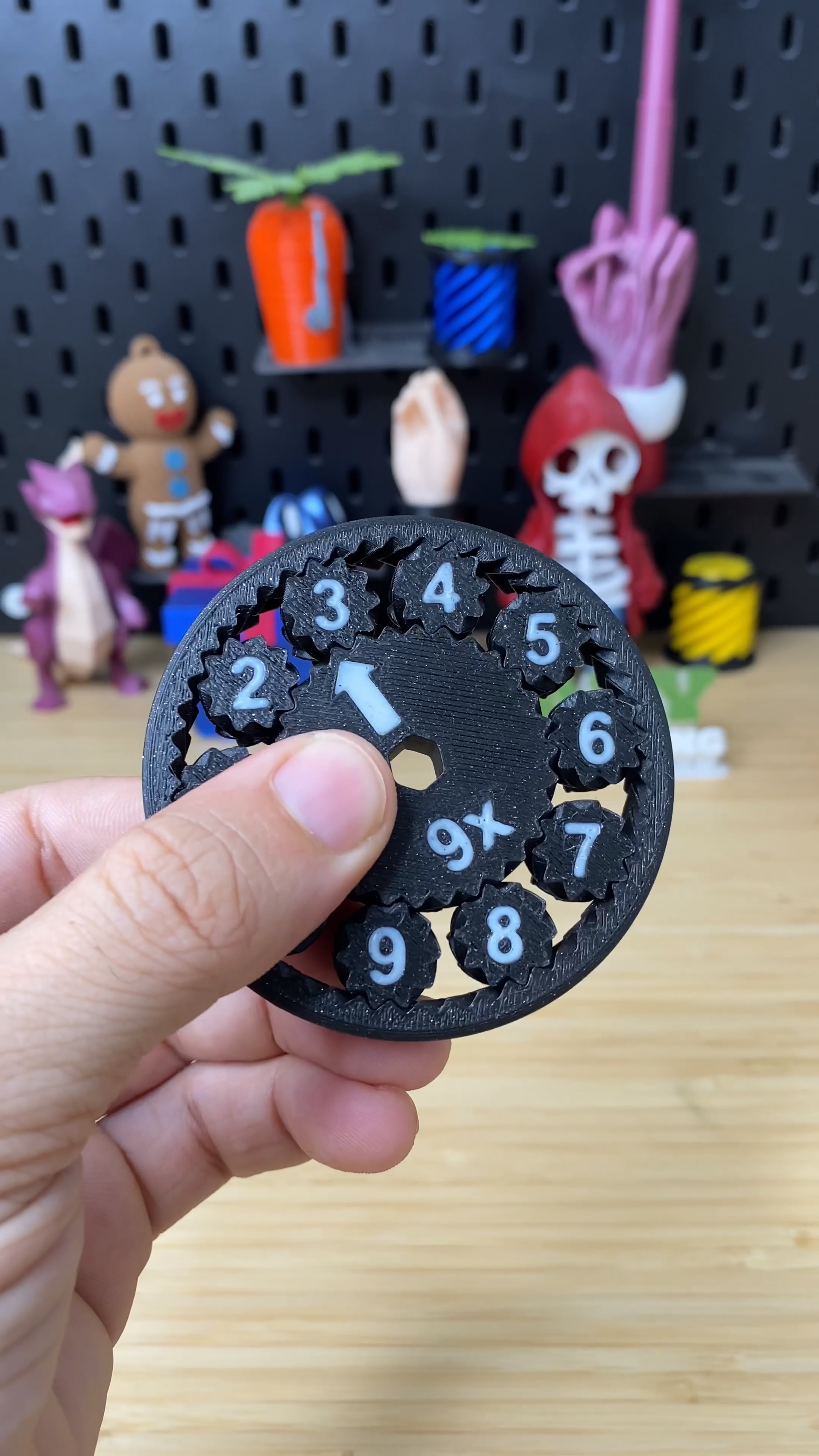 3D Printed Multiplication & Division Fidget Spinners