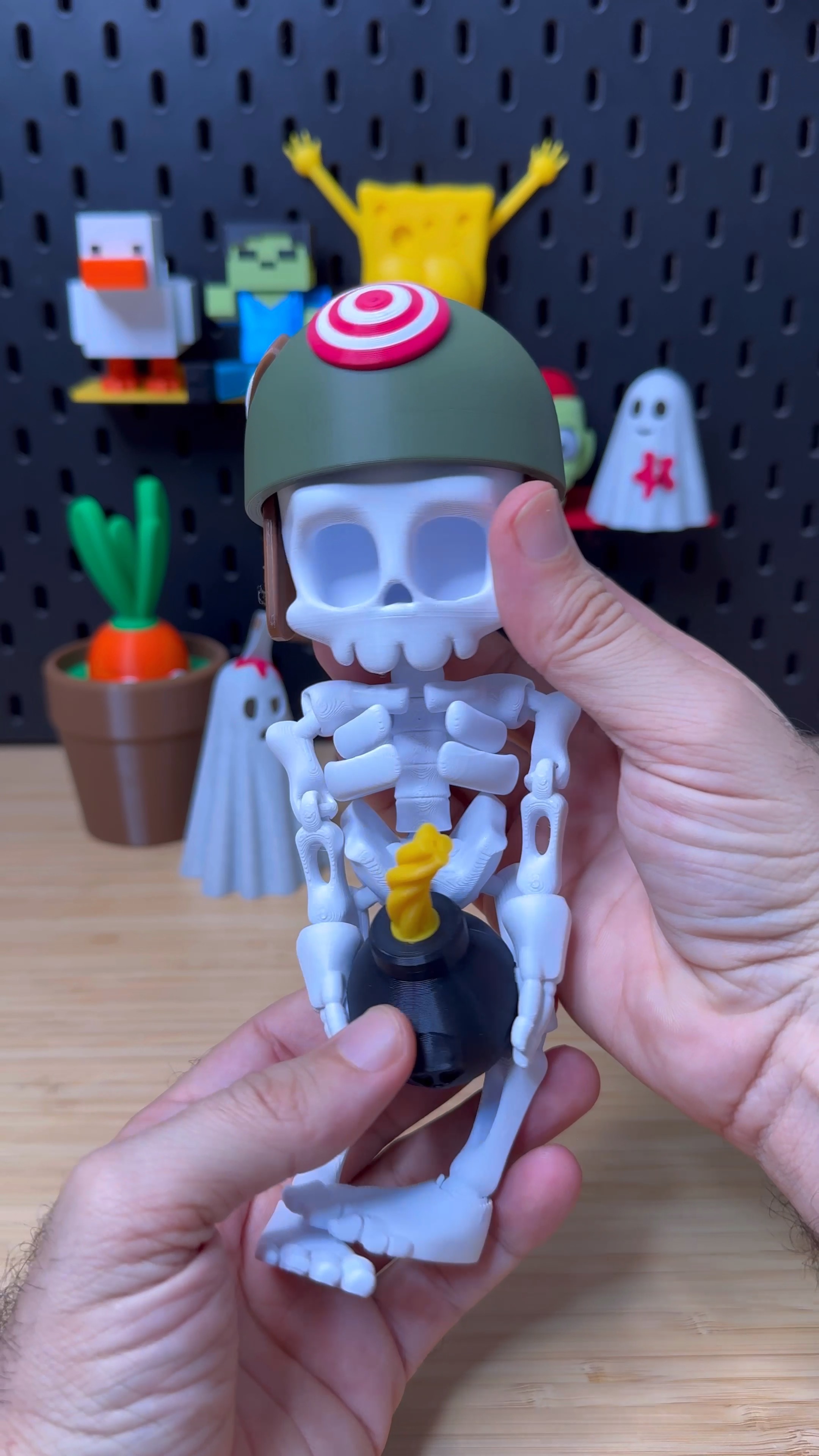3D ARTICULATED SKELETON - SOLDIER SET STL file