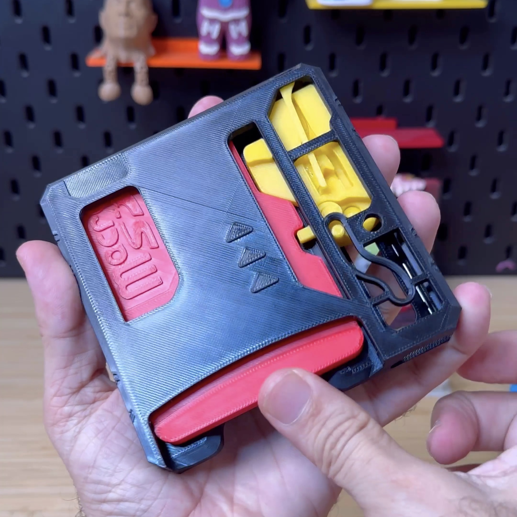 3D Printed macroSD / "Push Push" Mechanism