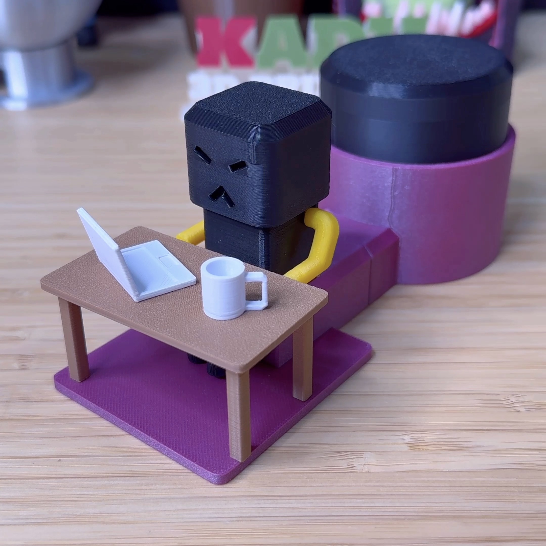 3D Printed Angry Employee STL file