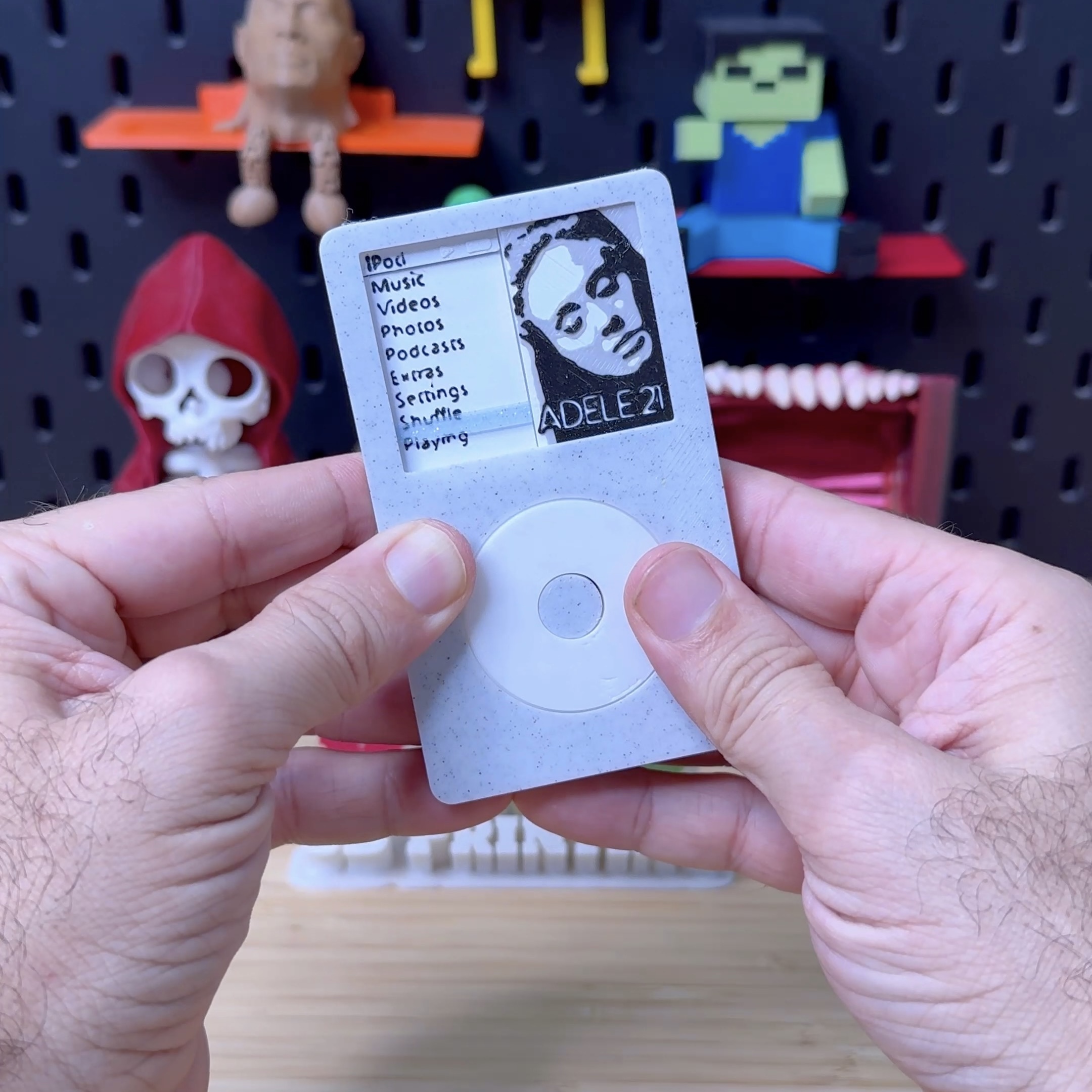 3D Printed iPod – Engineered for Zero Purpose. Designed for Maximum Clicks STL file