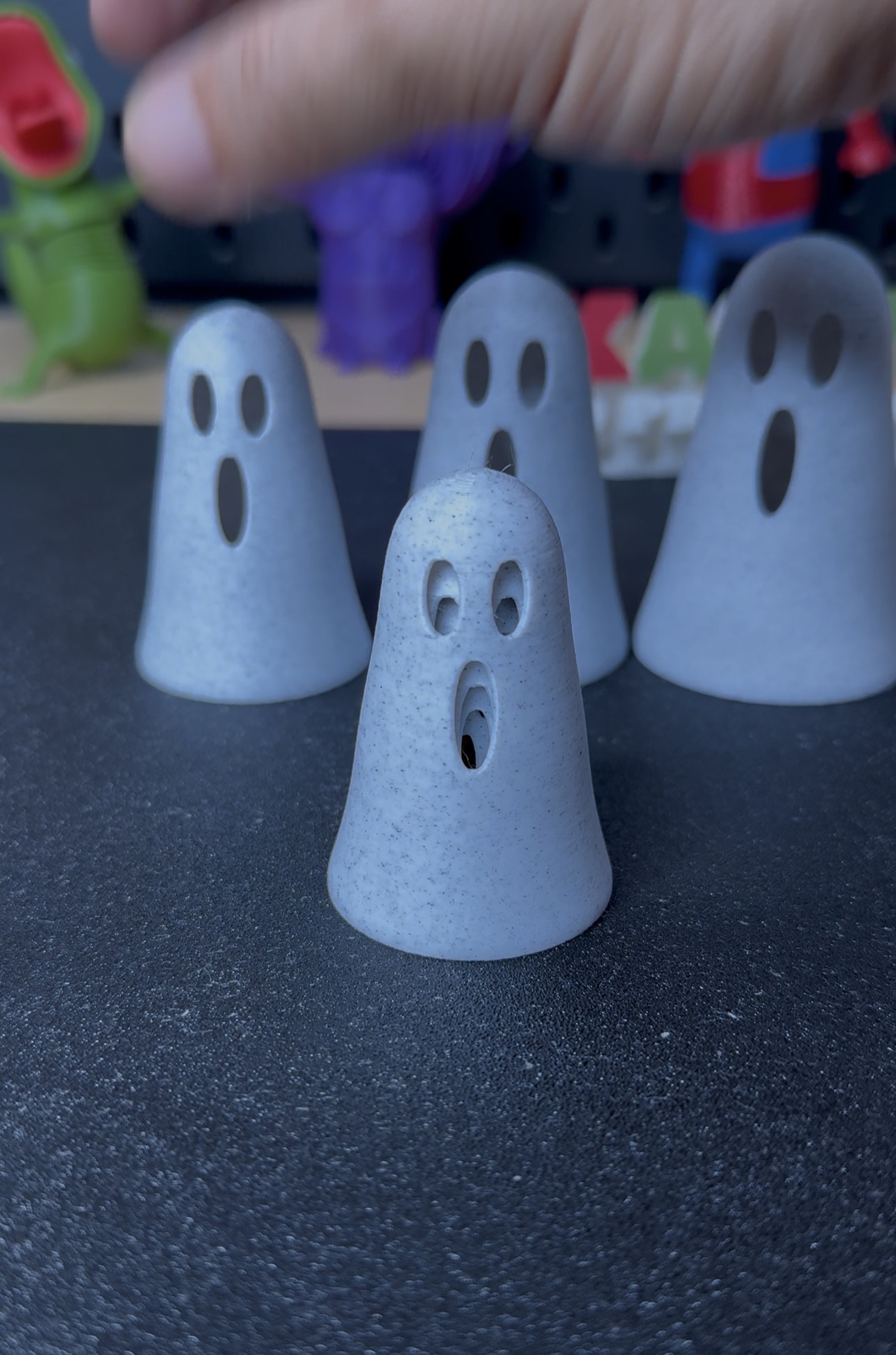 3D Printed Ghosts Inside Ghosts… Surprise at the End