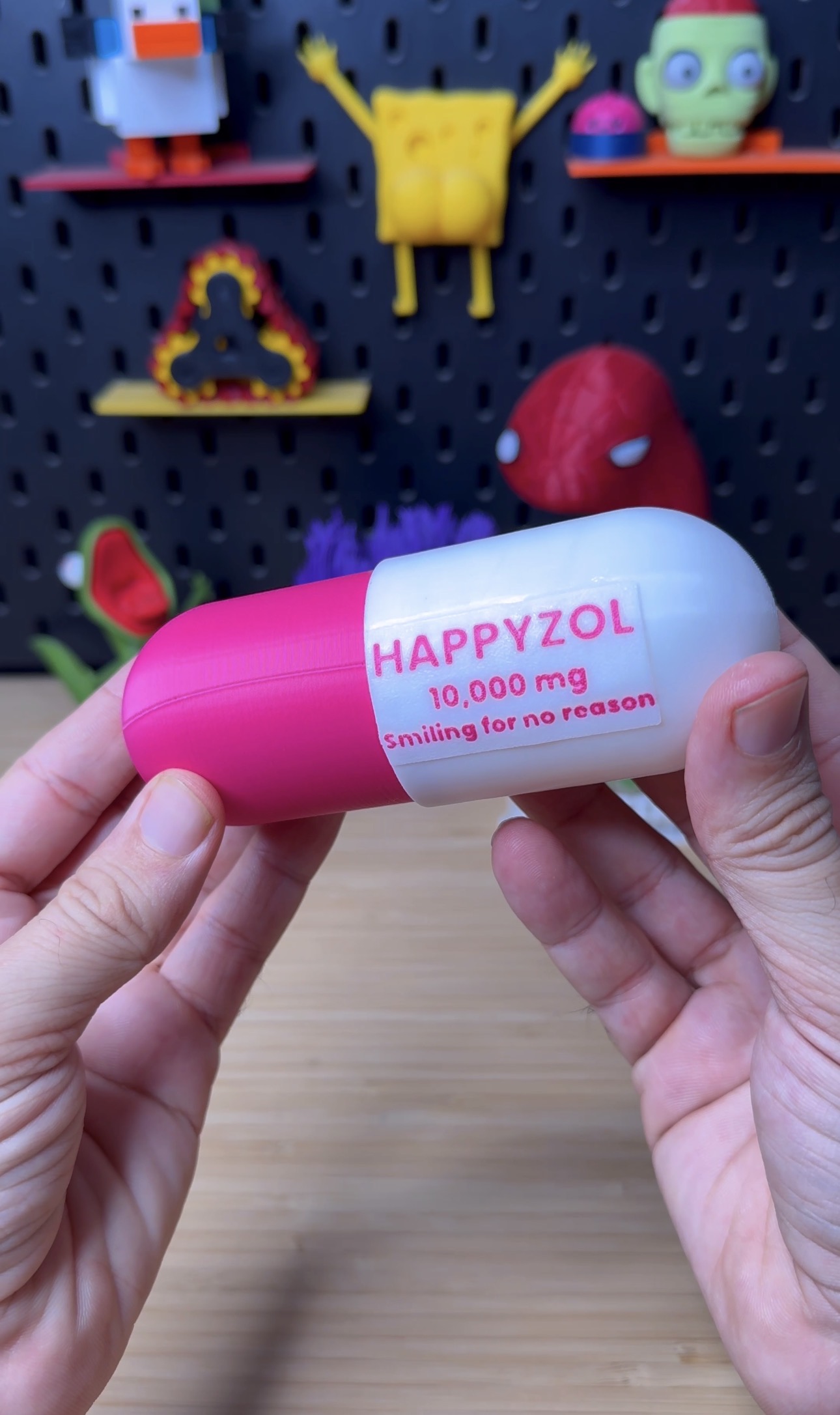 3D Printed Happiness Pills