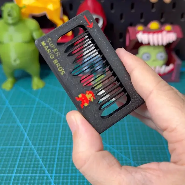 3D Printed Super Mario Bros 3 - Overworld Theme