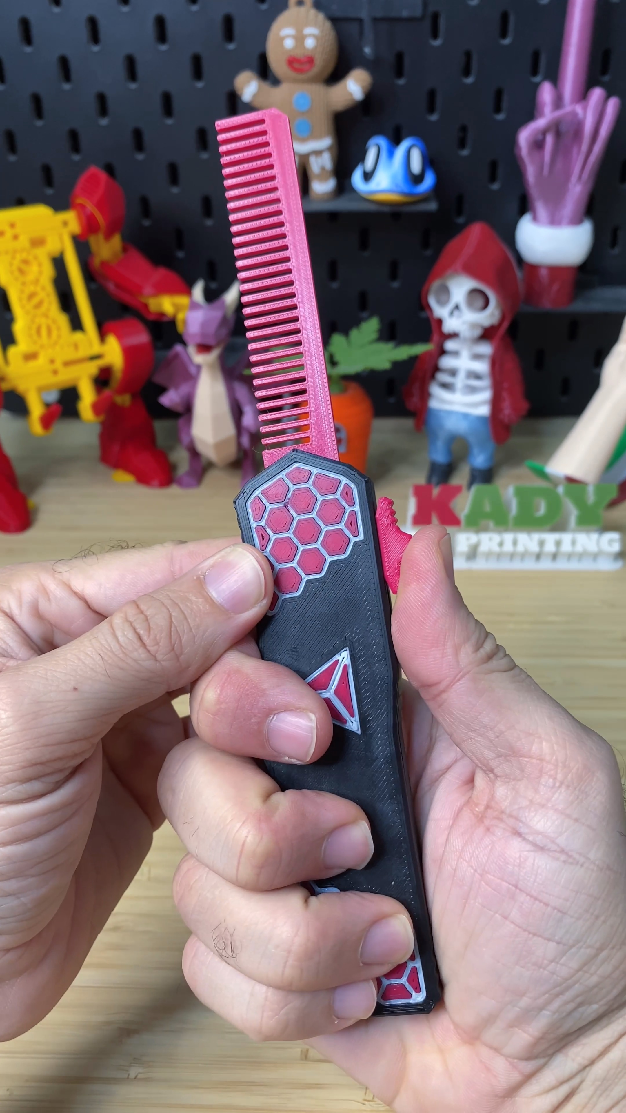Fully Printable Otf Fidget Toy Comb