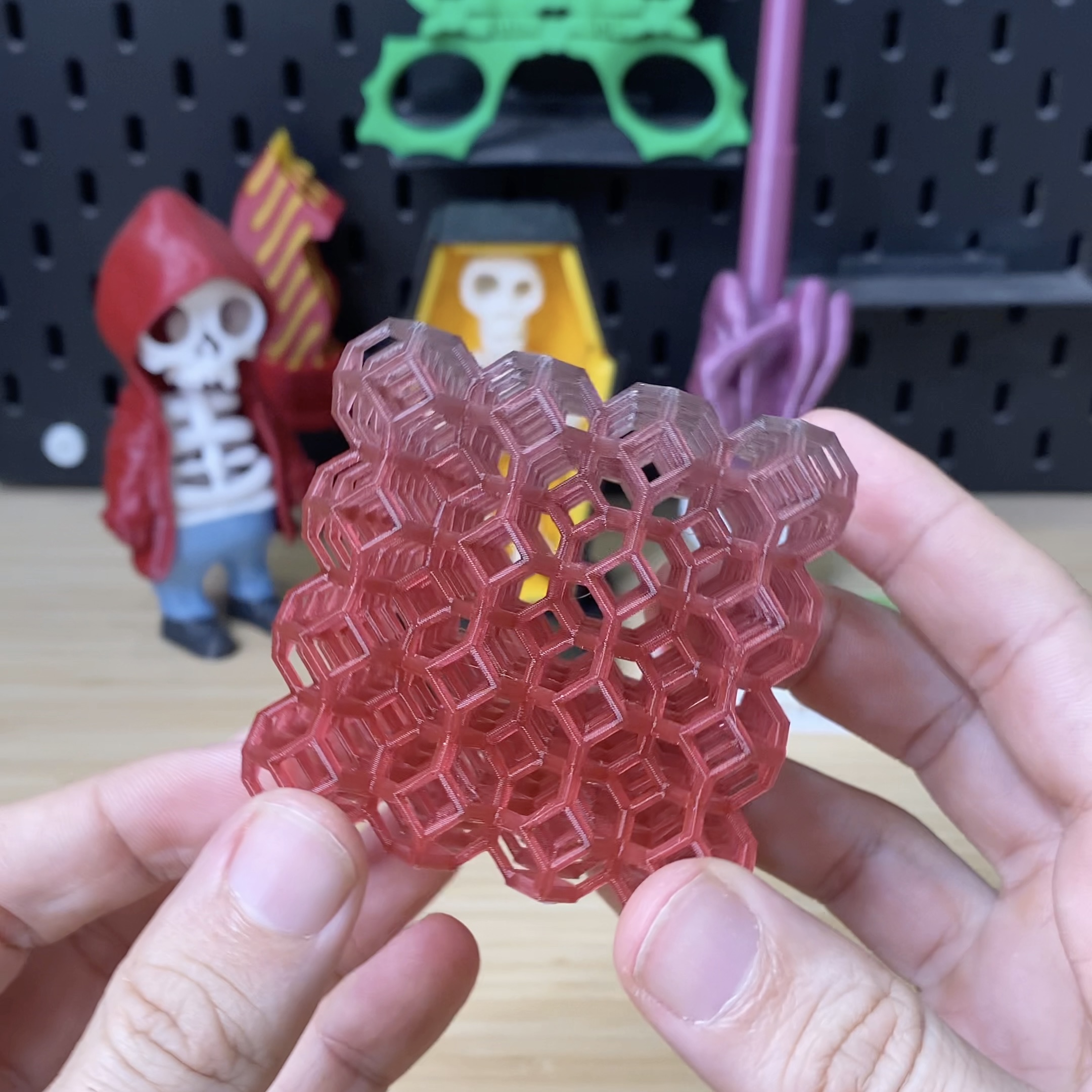 3D Printed ProFab Lattice Cube