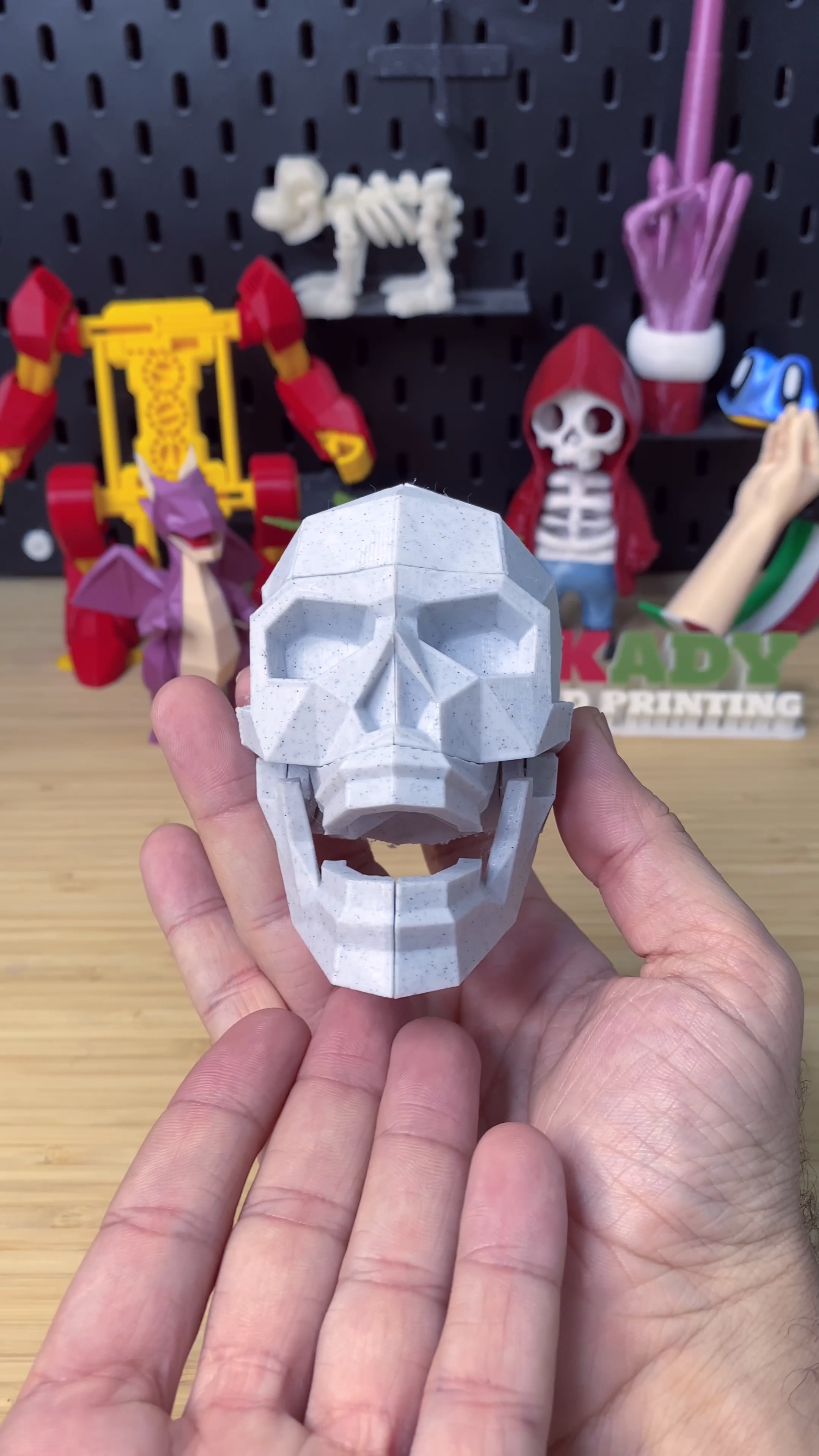 Low Poly Skull Puzzle