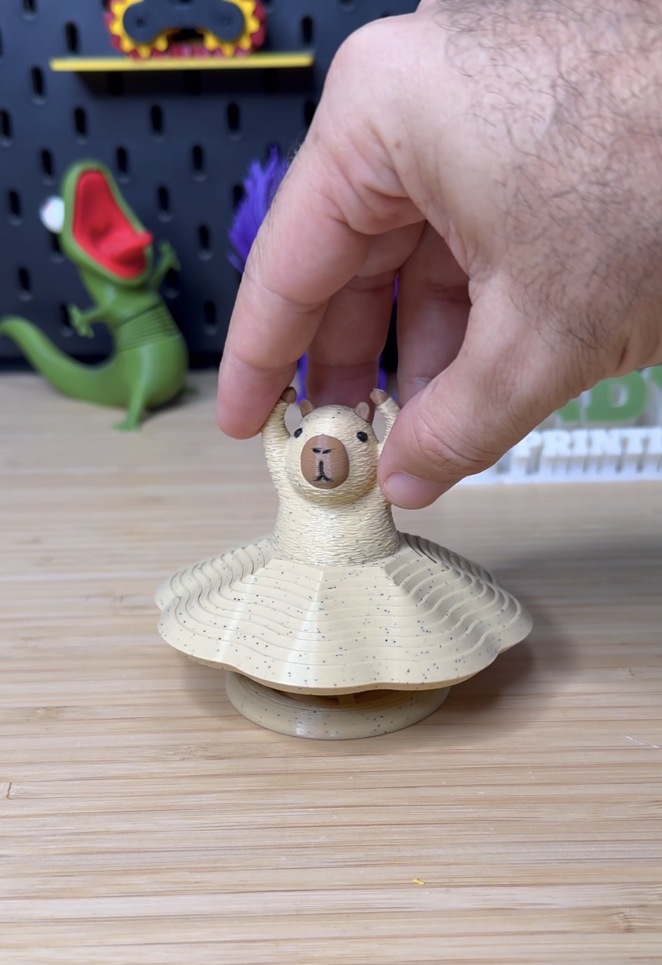3D Printed Dancing Capybara