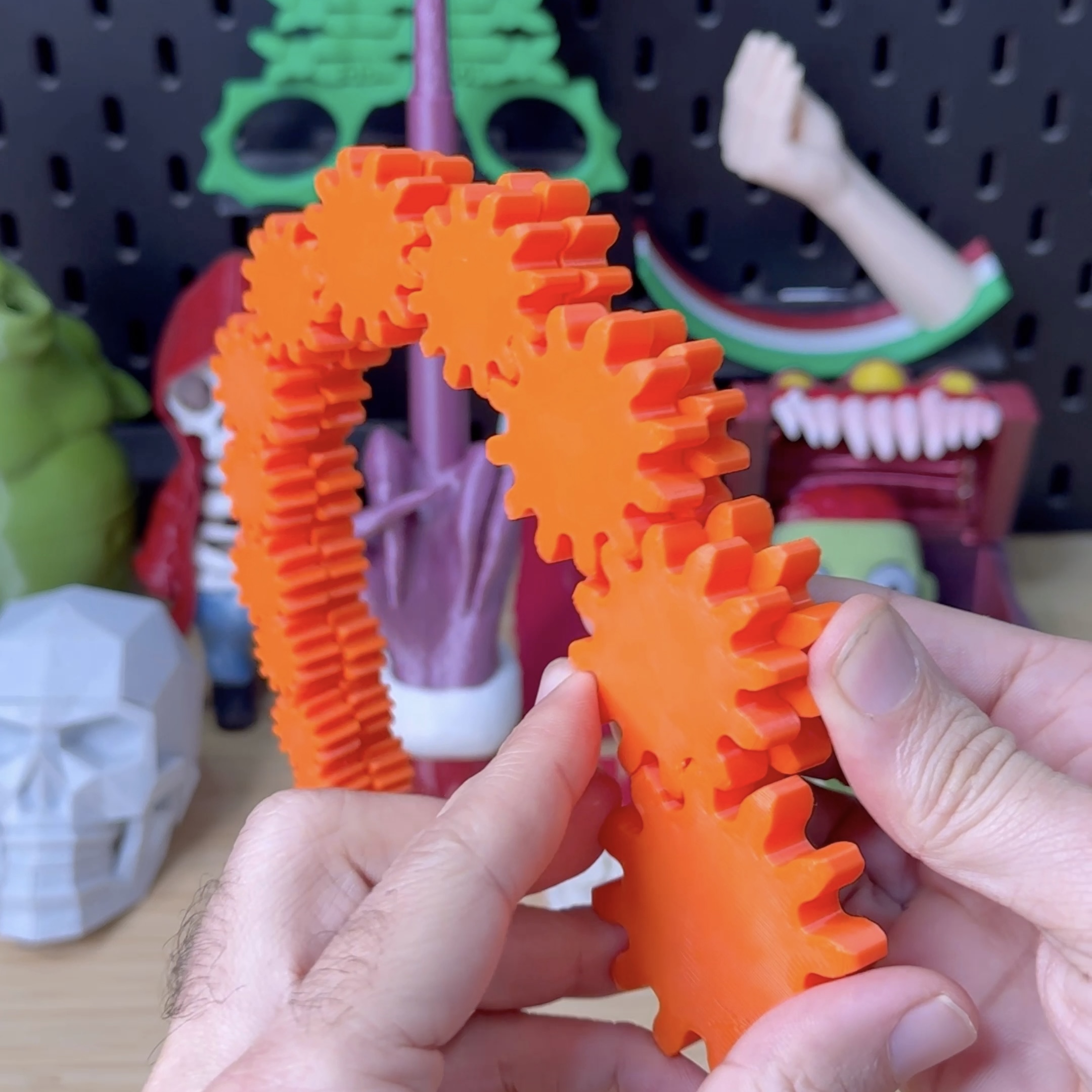 3D Printed Gear Tentacle Fidget