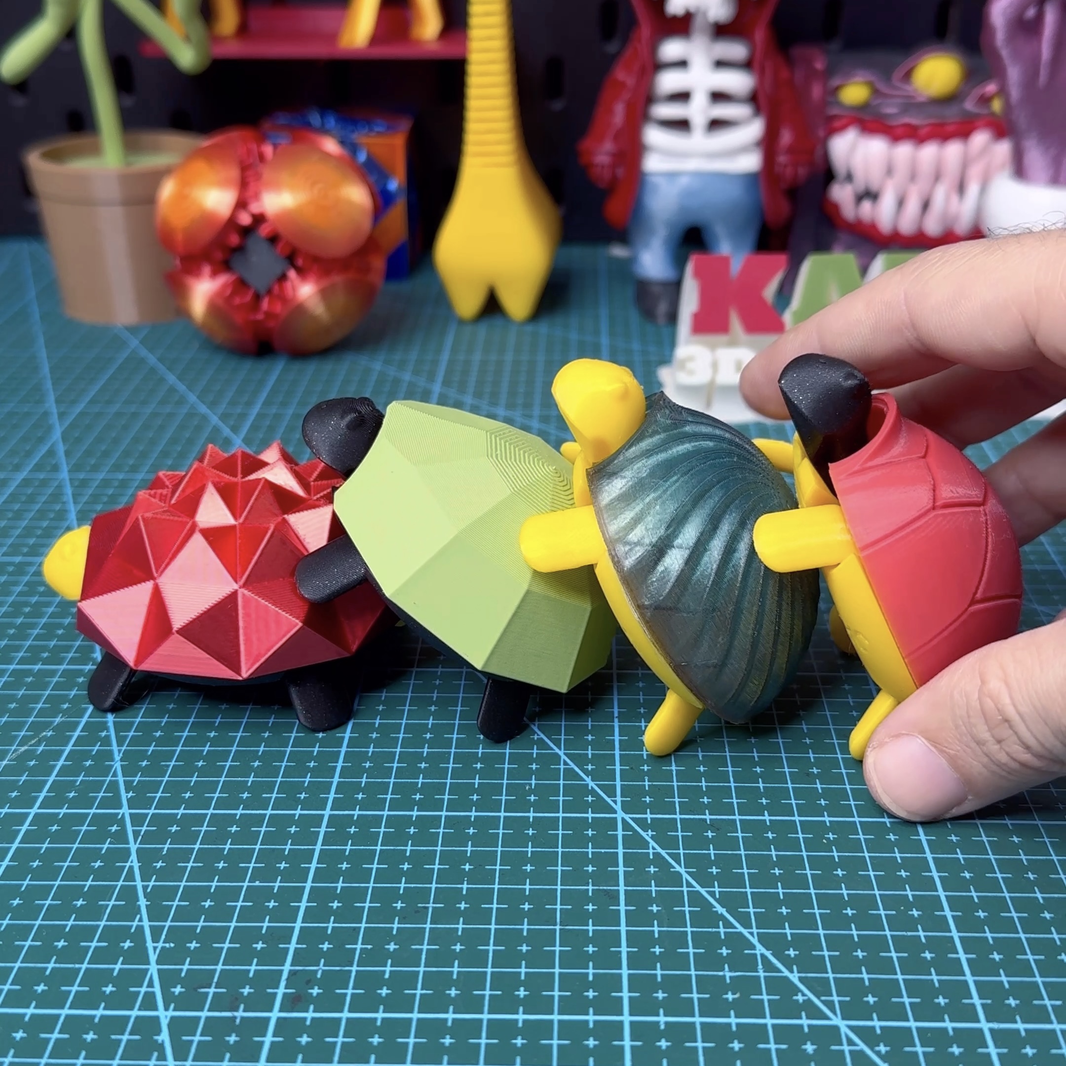 3D Printed Squishy Turtles STL file