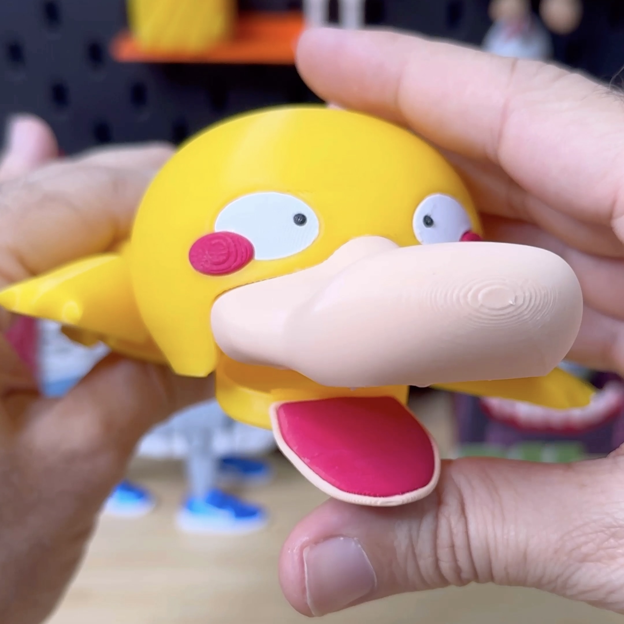 3D Printed Pokemon Psyduck Coaster STL file