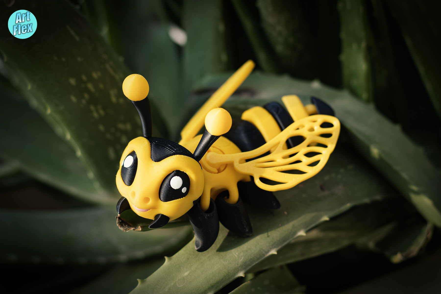 3D Printed Multi Parts Flexi Honey Bee