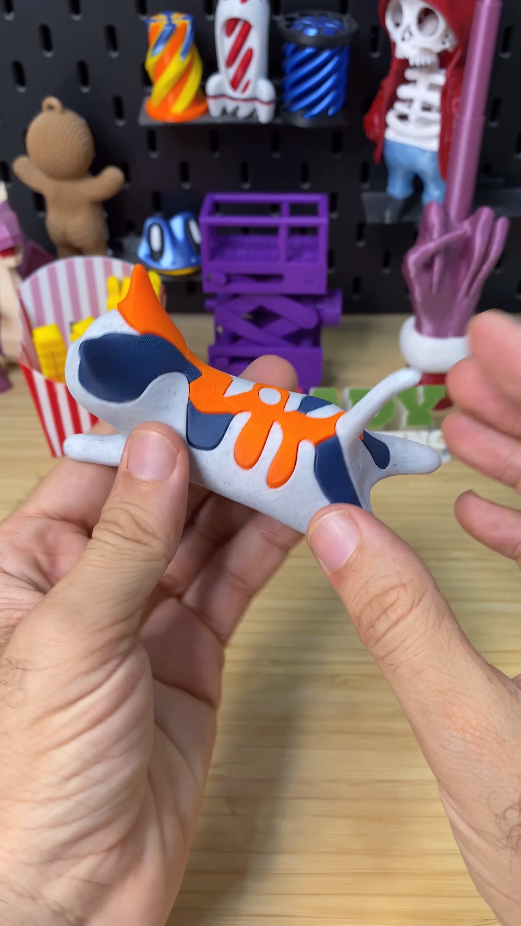 3D Printed Calico Cat